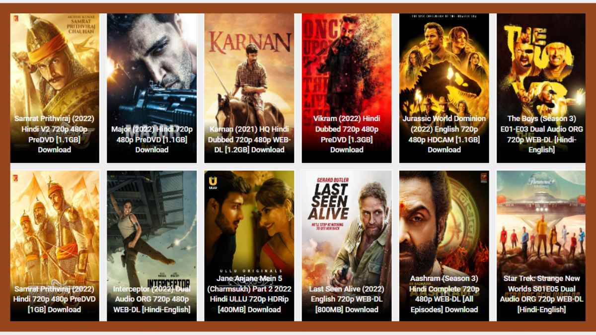 Desiremovies 2022 Download Latest 300MB Bollywood, Hollywood Movies For Free