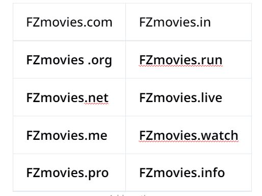 FZmovies Block Domain List 2023